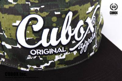 Cubox 化學工兵七分連帽T 野戰迷彩可調式棒球帽