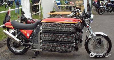 怎樣的改裝車才夠看 48 缸 4800cc 超猛 Kawasaki 機車登場!!
