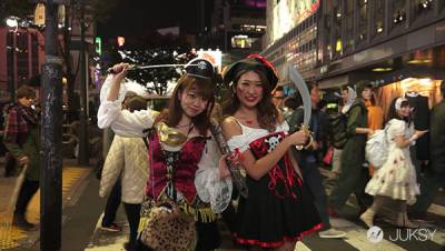 「2014萬聖夜的澀谷」-兩百多人的街頭變裝秀派對!