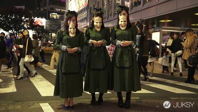 「2014萬聖夜的澀谷」-兩百多人的街頭變裝秀派對!