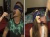 男女一起玩「用舌頭舔舔看」矇眼猜謎!女生讓男人舔鞋底,男人竟發狠把「這個東西」拿給女生舔...結果一秒變臉!