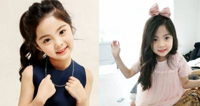 6歲的她是「韓國最萌模特」電翻無數網友，但看到爸媽「男女神級顏值」才知道基因真的太強大了！