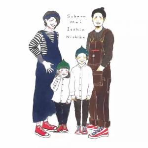 日本一插畫師為各個家庭手繪的肖像寫真，我從中看到了愛情最幸福的模樣！