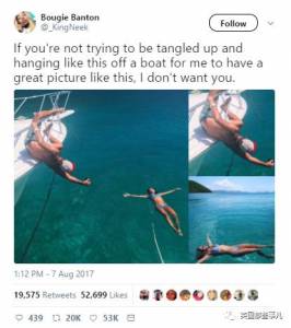 為了給女朋友拍張美照，小哥180度翻轉懸空水上倒掛金鈎…這樣的男朋友來一打好麼！