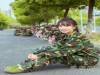 軍訓女神清純軍服照走紅,台灣500人才會有一個極品吧...