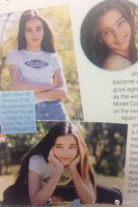 米蘭達第一次登上雜誌封面 那一年她才 13 歲