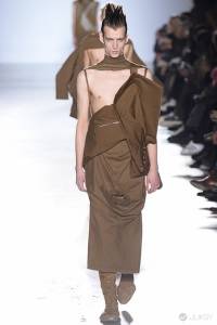 Rick Owens 2015 秋冬系列 男模直接露鳥走秀!