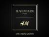 消息證實!H M 確定Balmain合作推出聯名系列 今年11月15日正式開賣│GQ瀟灑男人網