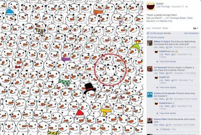 智商大考驗！！你能從兩張圖片中找到「熊貓」和「貓咪」嗎？180的人才找得到…